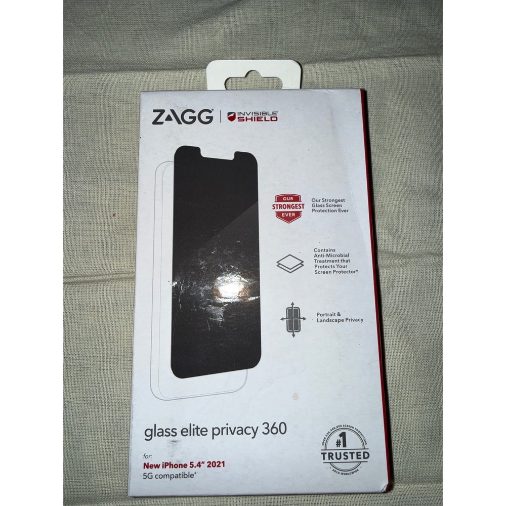 ZAGG InvisibleShield Glass Elite Privacy 360 iPhone 13 mini Screen Protector